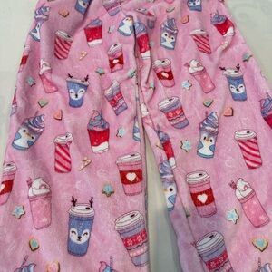 Cozy Pink Kids Pajamas with Fun Cup Design